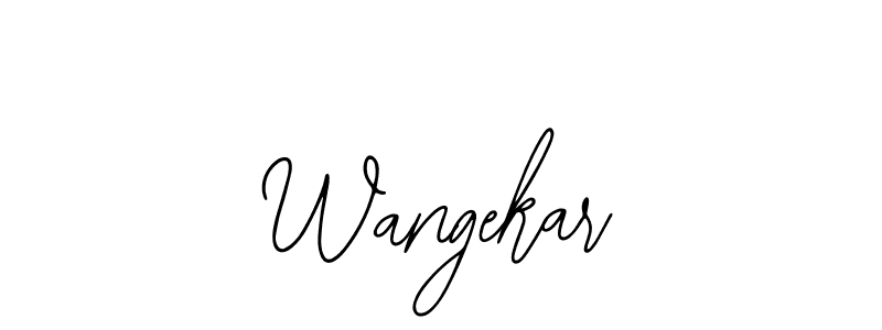 The best way (Bearetta-2O07w) to make a short signature is to pick only two or three words in your name. The name Wangekar include a total of six letters. For converting this name. Wangekar signature style 12 images and pictures png
