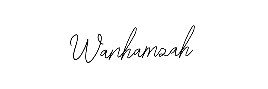 You can use this online signature creator to create a handwritten signature for the name Wanhamzah. This is the best online autograph maker. Wanhamzah signature style 12 images and pictures png