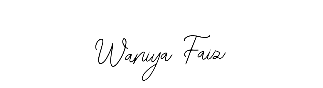 Make a short Waniya Faiz signature style. Manage your documents anywhere anytime using Bearetta-2O07w. Create and add eSignatures, submit forms, share and send files easily. Waniya Faiz signature style 12 images and pictures png
