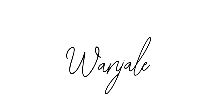 The best way (Bearetta-2O07w) to make a short signature is to pick only two or three words in your name. The name Wanjale include a total of six letters. For converting this name. Wanjale signature style 12 images and pictures png