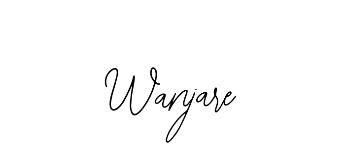 Create a beautiful signature design for name Wanjare. With this signature (Bearetta-2O07w) fonts, you can make a handwritten signature for free. Wanjare signature style 12 images and pictures png