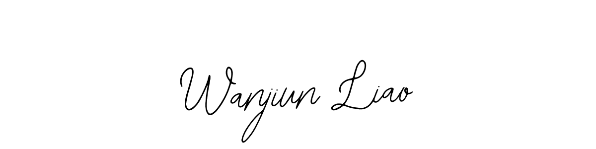 Also we have Wanjiun Liao name is the best signature style. Create professional handwritten signature collection using Bearetta-2O07w autograph style. Wanjiun Liao signature style 12 images and pictures png