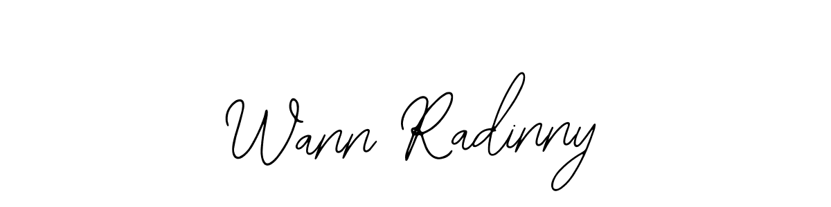 Create a beautiful signature design for name Wann Radinny. With this signature (Bearetta-2O07w) fonts, you can make a handwritten signature for free. Wann Radinny signature style 12 images and pictures png