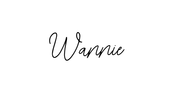 Wannie stylish signature style. Best Handwritten Sign (Bearetta-2O07w) for my name. Handwritten Signature Collection Ideas for my name Wannie. Wannie signature style 12 images and pictures png