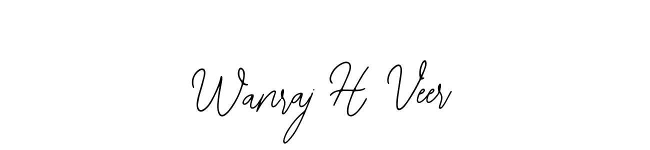 Make a beautiful signature design for name Wanraj H Veer. Use this online signature maker to create a handwritten signature for free. Wanraj H Veer signature style 12 images and pictures png