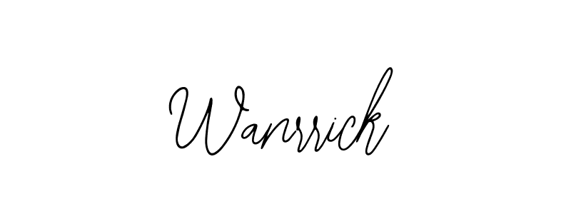 Also we have Wanrrick name is the best signature style. Create professional handwritten signature collection using Bearetta-2O07w autograph style. Wanrrick signature style 12 images and pictures png