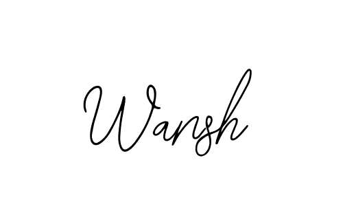 Once you've used our free online signature maker to create your best signature Bearetta-2O07w style, it's time to enjoy all of the benefits that Wansh name signing documents. Wansh signature style 12 images and pictures png