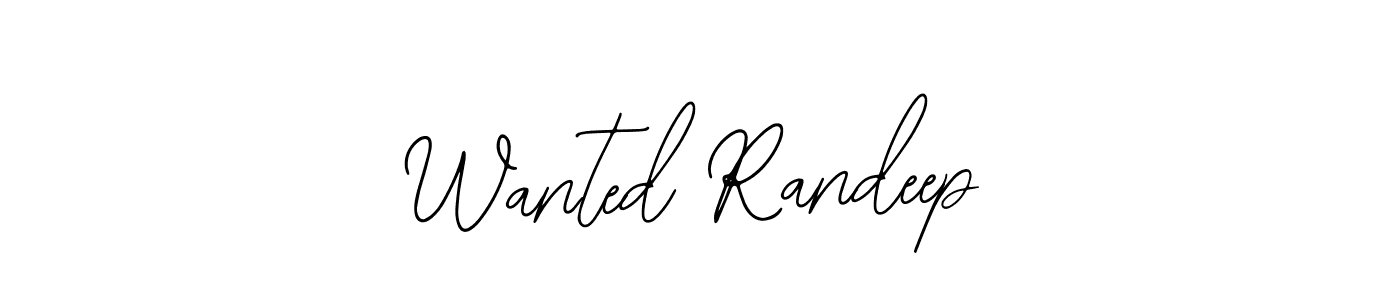 Wanted Randeep stylish signature style. Best Handwritten Sign (Bearetta-2O07w) for my name. Handwritten Signature Collection Ideas for my name Wanted Randeep. Wanted Randeep signature style 12 images and pictures png