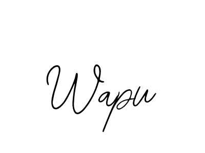 The best way (Bearetta-2O07w) to make a short signature is to pick only two or three words in your name. The name Wapu include a total of six letters. For converting this name. Wapu signature style 12 images and pictures png