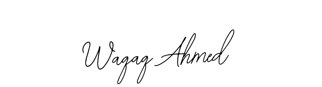 How to Draw Waqaq Ahmed signature style? Bearetta-2O07w is a latest design signature styles for name Waqaq Ahmed. Waqaq Ahmed signature style 12 images and pictures png