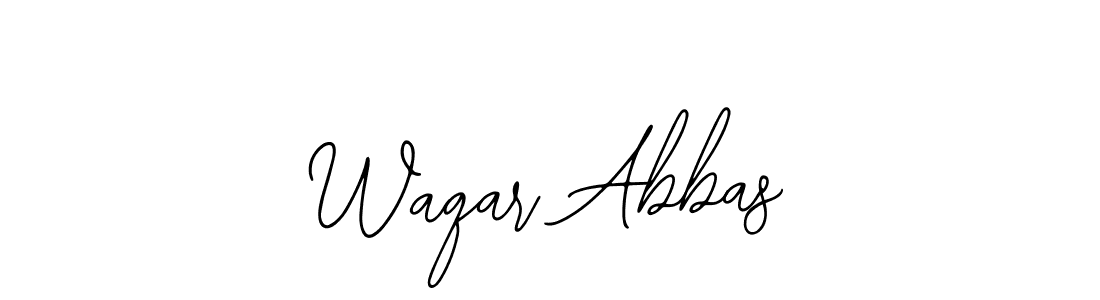 Use a signature maker to create a handwritten signature online. With this signature software, you can design (Bearetta-2O07w) your own signature for name Waqar Abbas. Waqar Abbas signature style 12 images and pictures png
