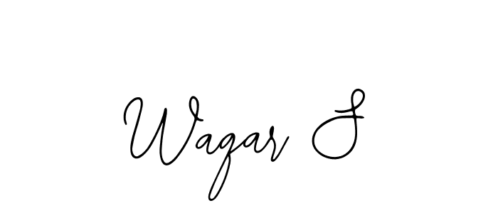 It looks lik you need a new signature style for name Waqar S. Design unique handwritten (Bearetta-2O07w) signature with our free signature maker in just a few clicks. Waqar S signature style 12 images and pictures png