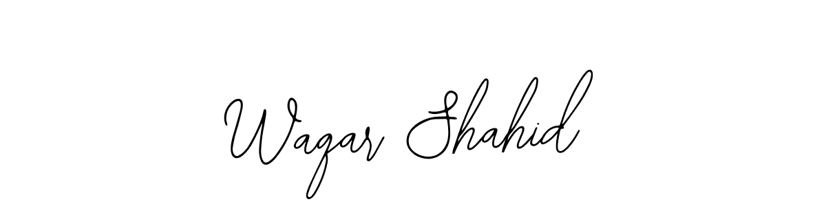 Design your own signature with our free online signature maker. With this signature software, you can create a handwritten (Bearetta-2O07w) signature for name Waqar Shahid. Waqar Shahid signature style 12 images and pictures png