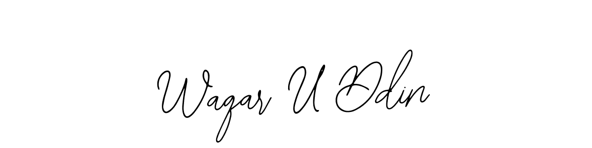 Also we have Waqar U Ddin name is the best signature style. Create professional handwritten signature collection using Bearetta-2O07w autograph style. Waqar U Ddin signature style 12 images and pictures png