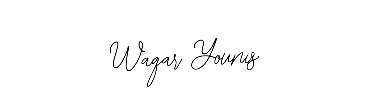 Waqar Younis stylish signature style. Best Handwritten Sign (Bearetta-2O07w) for my name. Handwritten Signature Collection Ideas for my name Waqar Younis. Waqar Younis signature style 12 images and pictures png