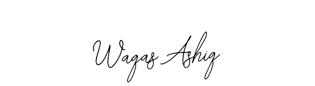 You should practise on your own different ways (Bearetta-2O07w) to write your name (Waqas Ashiq) in signature. don't let someone else do it for you. Waqas Ashiq signature style 12 images and pictures png