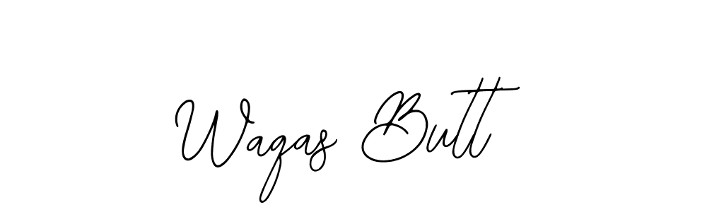 Design your own signature with our free online signature maker. With this signature software, you can create a handwritten (Bearetta-2O07w) signature for name Waqas Butt. Waqas Butt signature style 12 images and pictures png