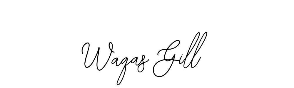 The best way (Bearetta-2O07w) to make a short signature is to pick only two or three words in your name. The name Waqas Gill include a total of six letters. For converting this name. Waqas Gill signature style 12 images and pictures png