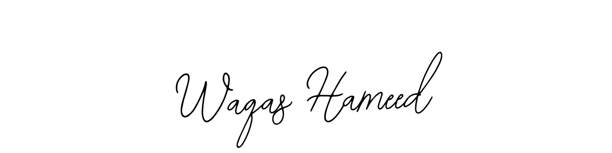 The best way (Bearetta-2O07w) to make a short signature is to pick only two or three words in your name. The name Waqas Hameed include a total of six letters. For converting this name. Waqas Hameed signature style 12 images and pictures png