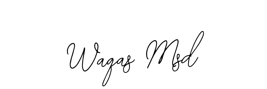 Create a beautiful signature design for name Waqas Msd. With this signature (Bearetta-2O07w) fonts, you can make a handwritten signature for free. Waqas Msd signature style 12 images and pictures png