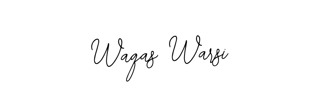 Use a signature maker to create a handwritten signature online. With this signature software, you can design (Bearetta-2O07w) your own signature for name Waqas Warsi. Waqas Warsi signature style 12 images and pictures png