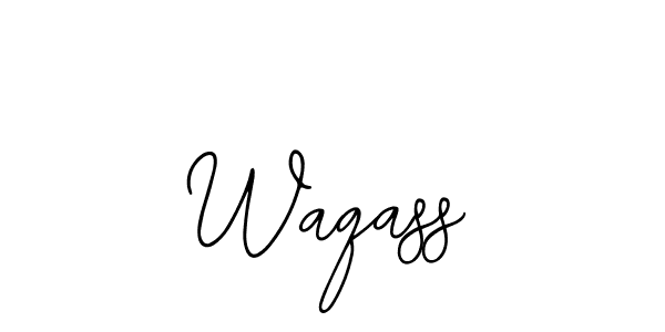 Design your own signature with our free online signature maker. With this signature software, you can create a handwritten (Bearetta-2O07w) signature for name Waqass. Waqass signature style 12 images and pictures png