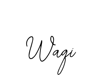 How to make Waqi signature? Bearetta-2O07w is a professional autograph style. Create handwritten signature for Waqi name. Waqi signature style 12 images and pictures png