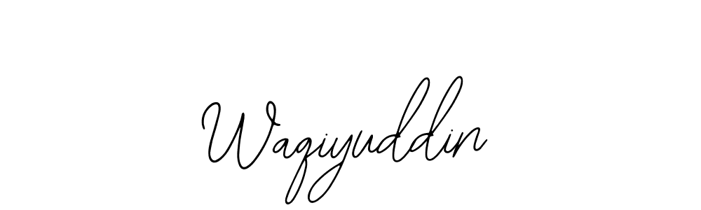 if you are searching for the best signature style for your name Waqiyuddin. so please give up your signature search. here we have designed multiple signature styles  using Bearetta-2O07w. Waqiyuddin signature style 12 images and pictures png
