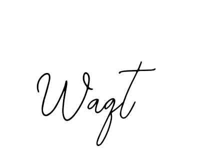 Make a beautiful signature design for name Waqt. Use this online signature maker to create a handwritten signature for free. Waqt signature style 12 images and pictures png