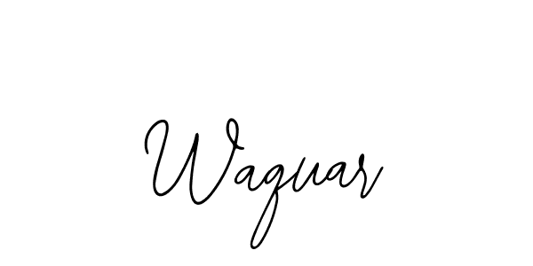 Bearetta-2O07w is a professional signature style that is perfect for those who want to add a touch of class to their signature. It is also a great choice for those who want to make their signature more unique. Get Waquar name to fancy signature for free. Waquar signature style 12 images and pictures png