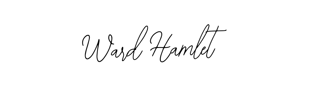 Use a signature maker to create a handwritten signature online. With this signature software, you can design (Bearetta-2O07w) your own signature for name Ward Hamlet. Ward Hamlet signature style 12 images and pictures png