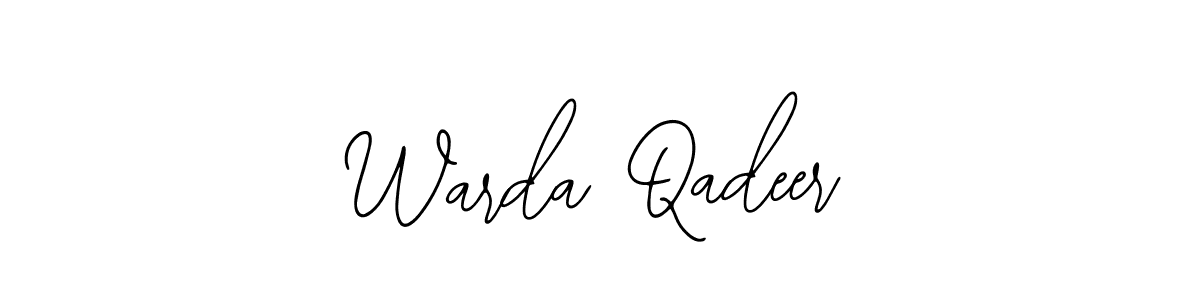 This is the best signature style for the Warda Qadeer name. Also you like these signature font (Bearetta-2O07w). Mix name signature. Warda Qadeer signature style 12 images and pictures png