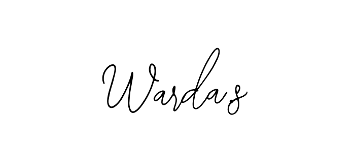 The best way (Bearetta-2O07w) to make a short signature is to pick only two or three words in your name. The name Warda.s include a total of six letters. For converting this name. Warda.s signature style 12 images and pictures png
