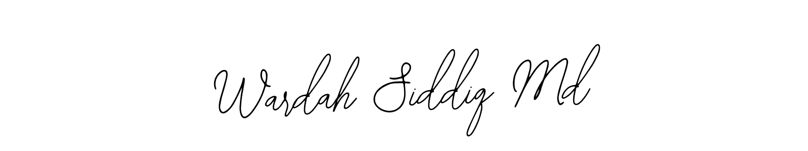 Wardah Siddiq Md stylish signature style. Best Handwritten Sign (Bearetta-2O07w) for my name. Handwritten Signature Collection Ideas for my name Wardah Siddiq Md. Wardah Siddiq Md signature style 12 images and pictures png