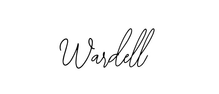 You should practise on your own different ways (Bearetta-2O07w) to write your name (Wardell) in signature. don't let someone else do it for you. Wardell signature style 12 images and pictures png