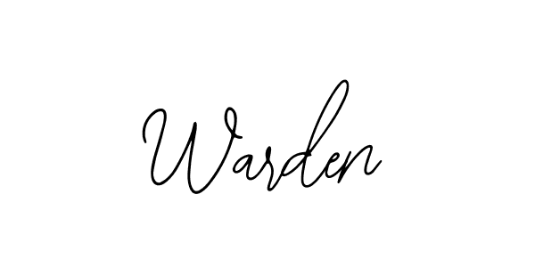 Make a beautiful signature design for name Warden. Use this online signature maker to create a handwritten signature for free. Warden signature style 12 images and pictures png