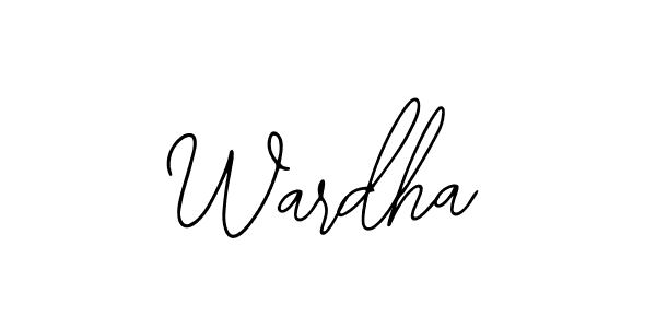 Create a beautiful signature design for name Wardha. With this signature (Bearetta-2O07w) fonts, you can make a handwritten signature for free. Wardha signature style 12 images and pictures png