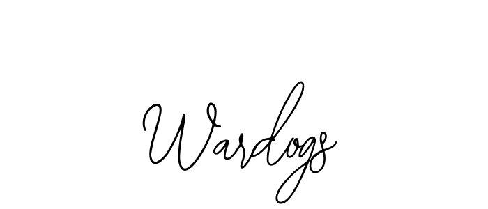 How to make Wardogs name signature. Use Bearetta-2O07w style for creating short signs online. This is the latest handwritten sign. Wardogs signature style 12 images and pictures png