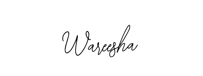 Bearetta-2O07w is a professional signature style that is perfect for those who want to add a touch of class to their signature. It is also a great choice for those who want to make their signature more unique. Get Wareesha name to fancy signature for free. Wareesha signature style 12 images and pictures png