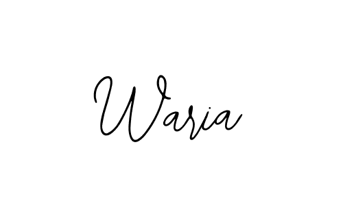 The best way (Bearetta-2O07w) to make a short signature is to pick only two or three words in your name. The name Waria include a total of six letters. For converting this name. Waria signature style 12 images and pictures png