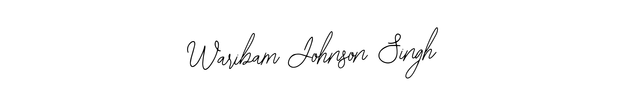 Make a short Waribam Johnson Singh signature style. Manage your documents anywhere anytime using Bearetta-2O07w. Create and add eSignatures, submit forms, share and send files easily. Waribam Johnson Singh signature style 12 images and pictures png