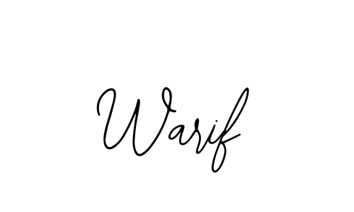 Make a beautiful signature design for name Warif. With this signature (Bearetta-2O07w) style, you can create a handwritten signature for free. Warif signature style 12 images and pictures png
