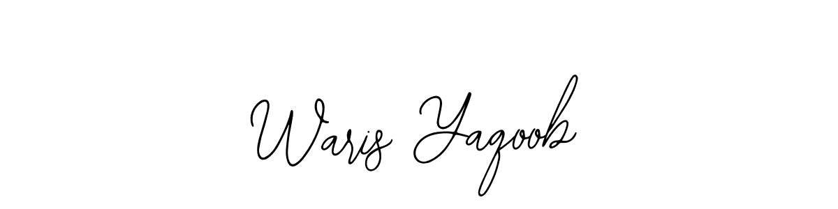 Also we have Waris Yaqoob name is the best signature style. Create professional handwritten signature collection using Bearetta-2O07w autograph style. Waris Yaqoob signature style 12 images and pictures png