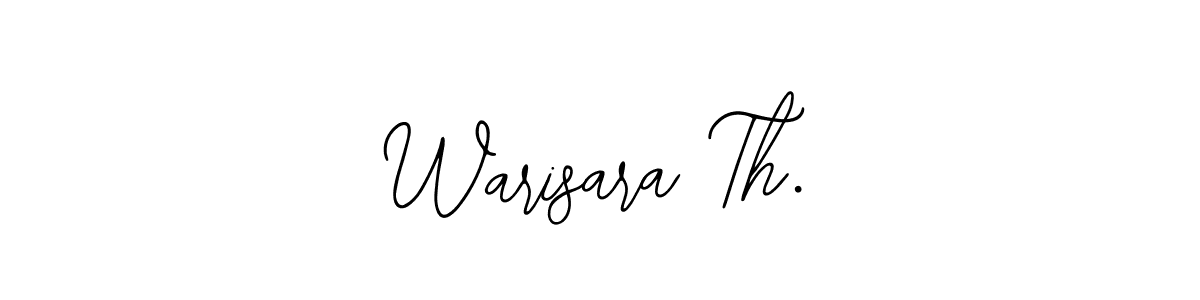 Also You can easily find your signature by using the search form. We will create Warisara Th. name handwritten signature images for you free of cost using Bearetta-2O07w sign style. Warisara Th. signature style 12 images and pictures png