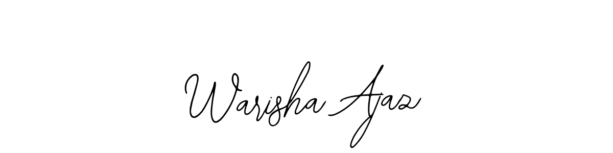 Make a short Warisha Ajaz signature style. Manage your documents anywhere anytime using Bearetta-2O07w. Create and add eSignatures, submit forms, share and send files easily. Warisha Ajaz signature style 12 images and pictures png