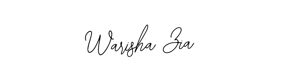 You should practise on your own different ways (Bearetta-2O07w) to write your name (Warisha Zia) in signature. don't let someone else do it for you. Warisha Zia signature style 12 images and pictures png