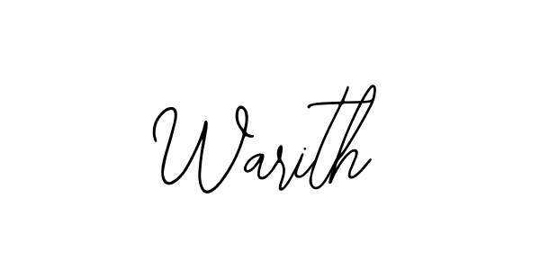 How to make Warith signature? Bearetta-2O07w is a professional autograph style. Create handwritten signature for Warith name. Warith signature style 12 images and pictures png
