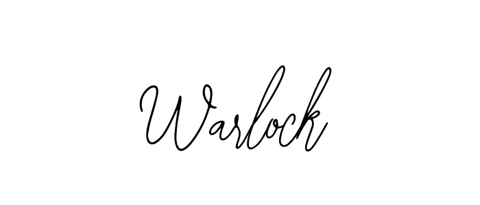 Warlock stylish signature style. Best Handwritten Sign (Bearetta-2O07w) for my name. Handwritten Signature Collection Ideas for my name Warlock. Warlock signature style 12 images and pictures png