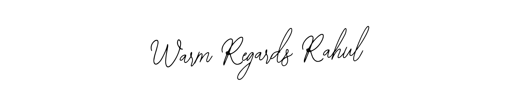 Design your own signature with our free online signature maker. With this signature software, you can create a handwritten (Bearetta-2O07w) signature for name Warm Regards Rahul. Warm Regards Rahul signature style 12 images and pictures png