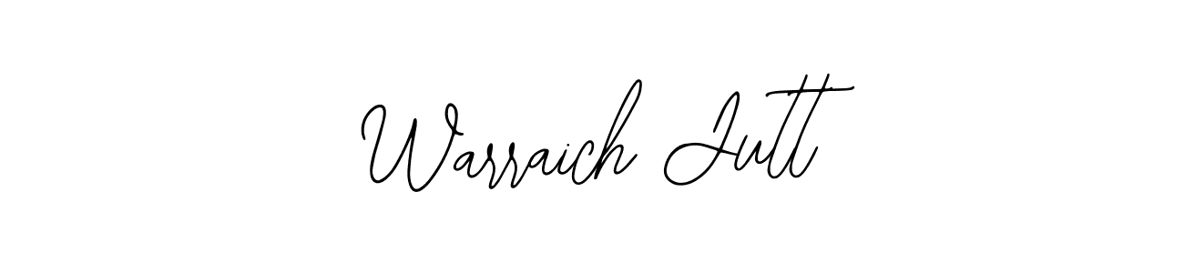 How to make Warraich Jutt signature? Bearetta-2O07w is a professional autograph style. Create handwritten signature for Warraich Jutt name. Warraich Jutt signature style 12 images and pictures png